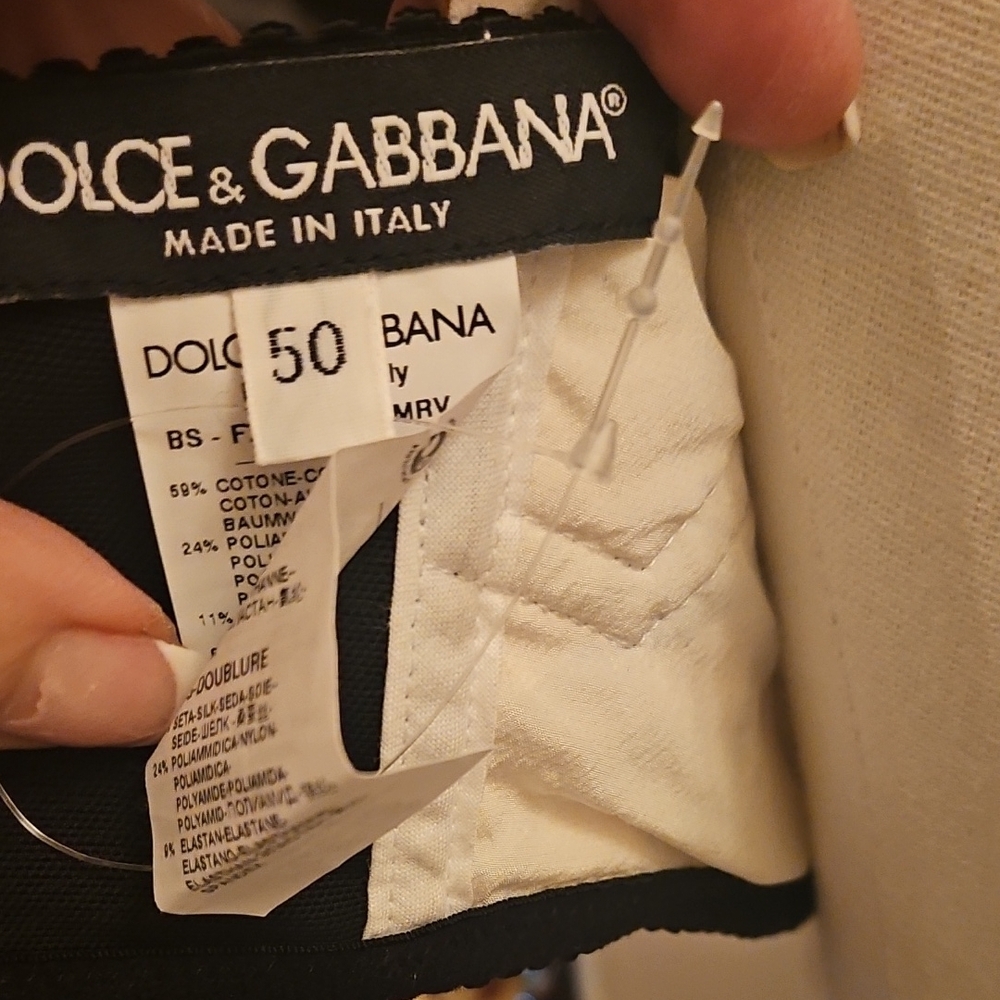 Dolce & GabbanaMajolica Multicolor Patterned Crop Top - Picture 2 of 14